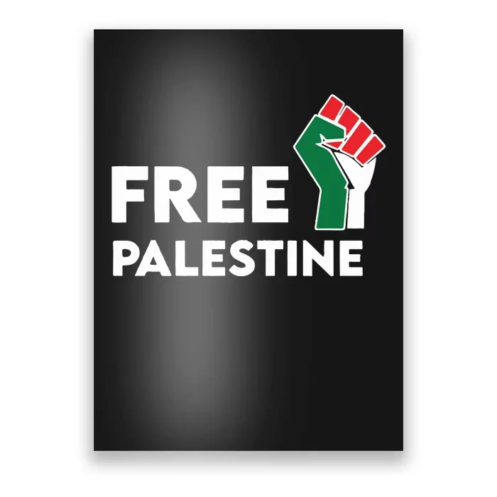 Free Palestine Activist Human Rights Poster