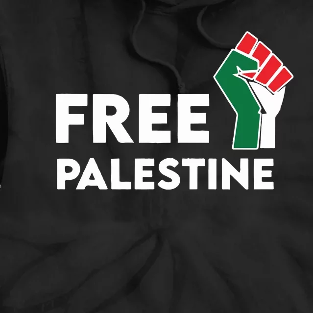 Free Palestine Activist Human Rights Tie Dye Hoodie