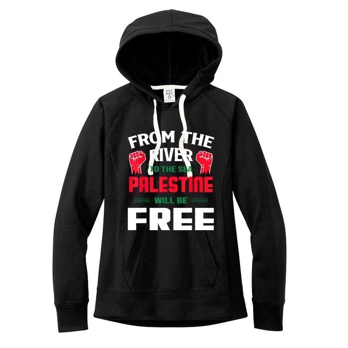 Free Palestine Arabic Support Palestine And Keffiyeh Palesti Women's Fleece Hoodie