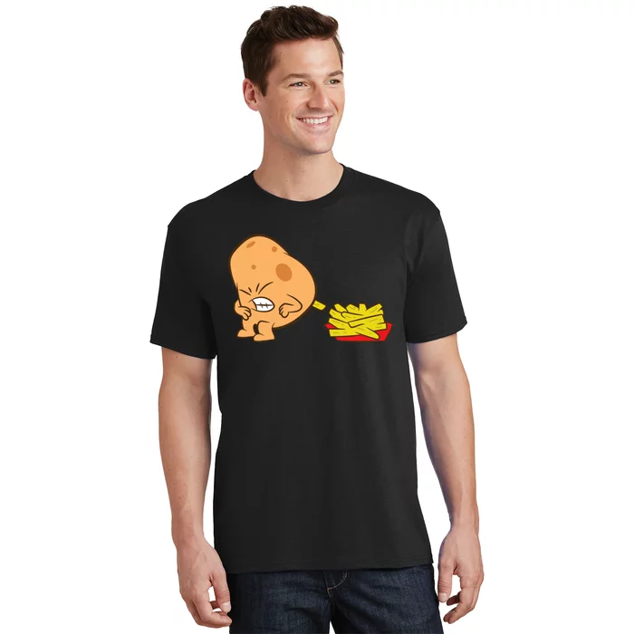 Funny Potato And French Fries T-Shirt