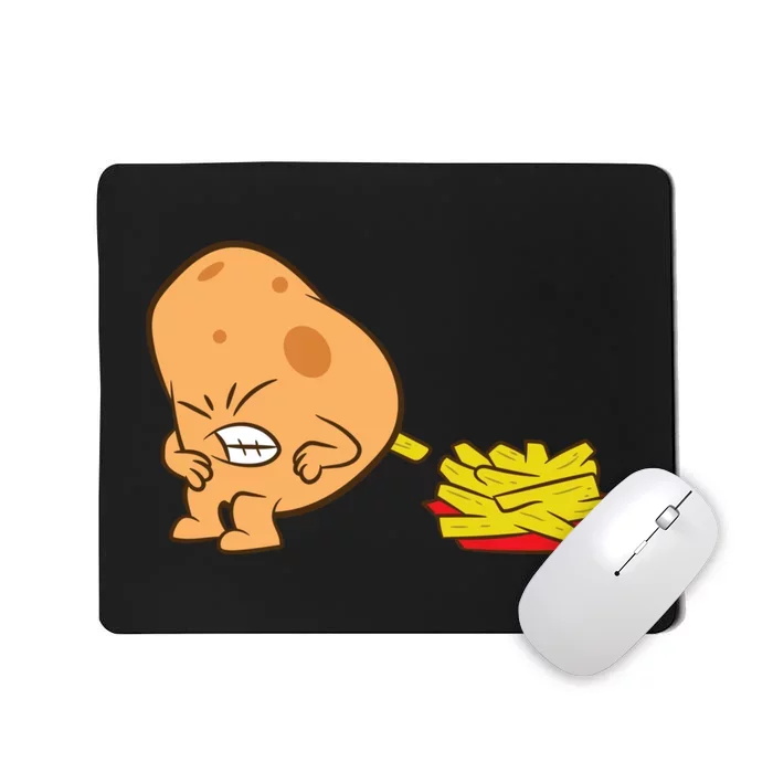 Funny Potato And French Fries Mousepad