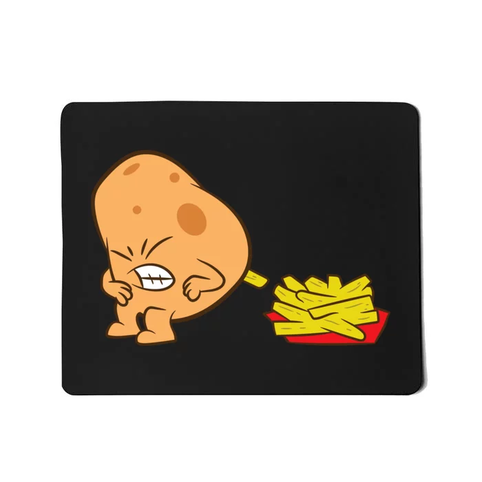 Funny Potato And French Fries Mousepad