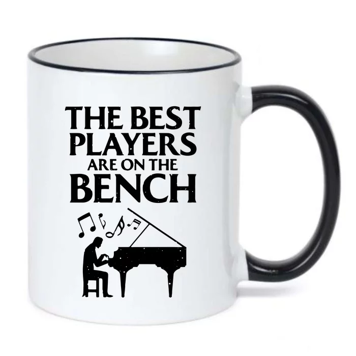 Funny Piano Art For Men Women Kids Keyboard Piano Players Black Color Changing Mug