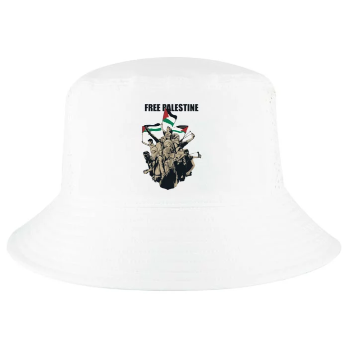 Free Palestine Arabic Flag Cool Comfort Performance Bucket Hat