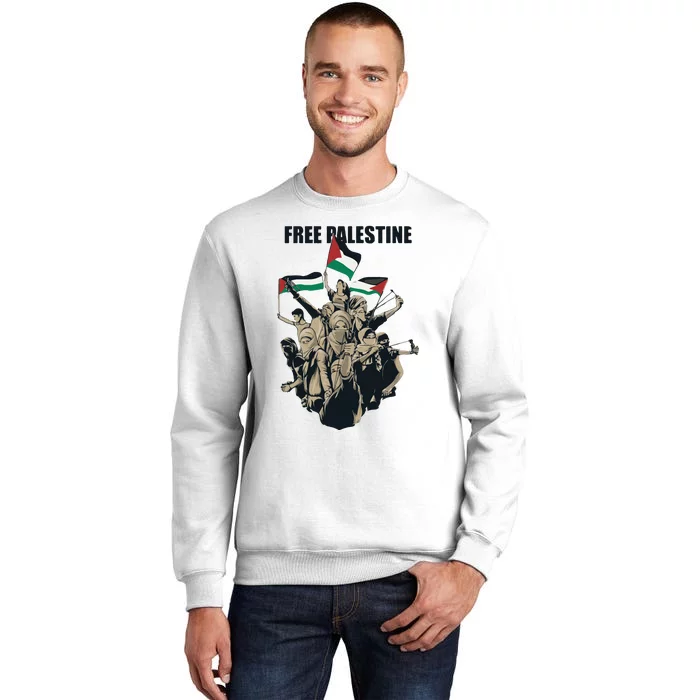 Free Palestine Arabic Flag Sweatshirt