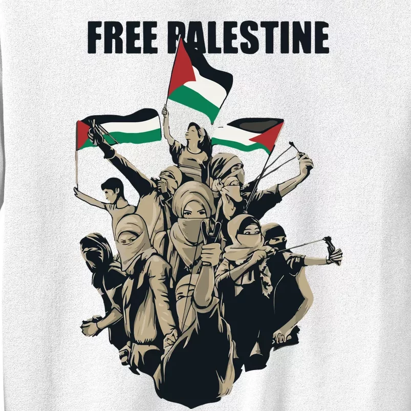 Free Palestine Arabic Flag Sweatshirt