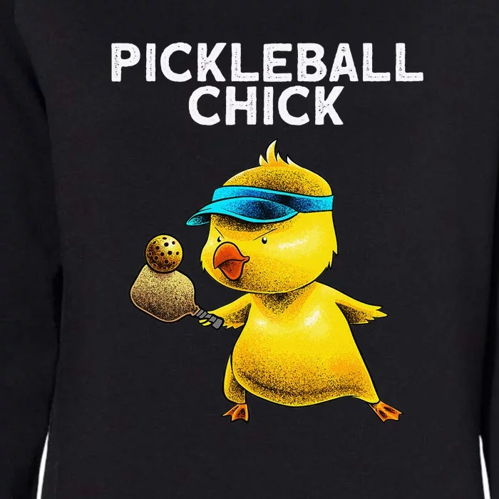 Funny Pickleball Art For Women Paddle Sport Chick Lover Womens California Wash Sweatshirt