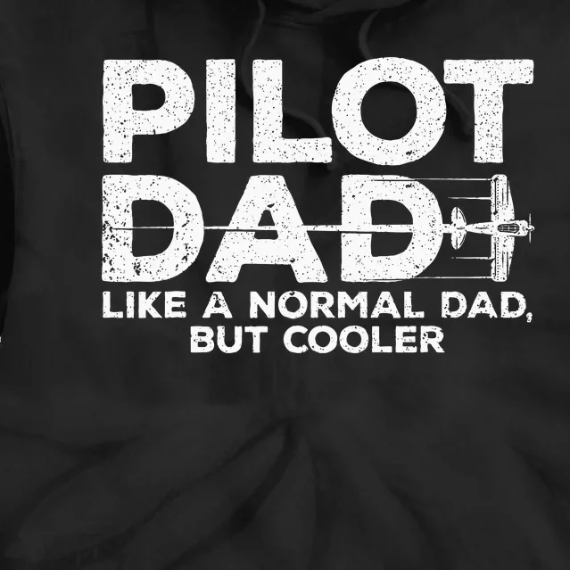 Funny Pilot Art For Dad Men Aviation Airplane Aircraft Pilot Tie Dye Hoodie