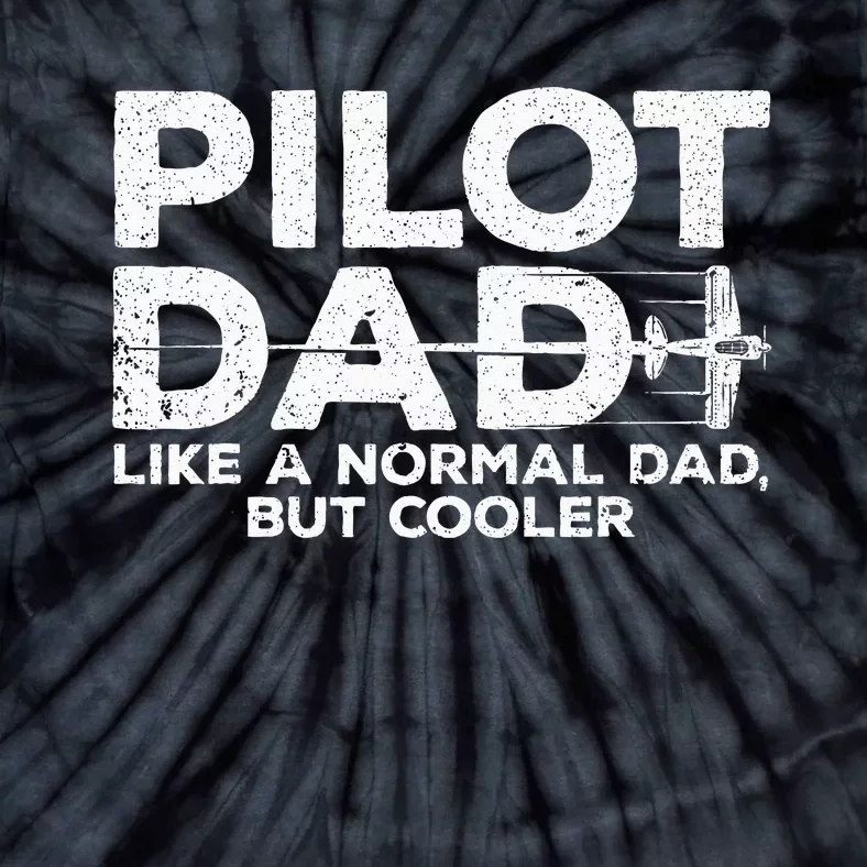 Funny Pilot Art For Dad Men Aviation Airplane Aircraft Pilot Tie-Dye T-Shirt