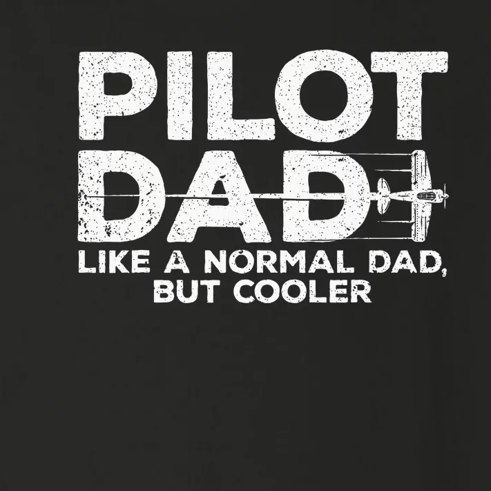 Funny Pilot Art For Dad Men Aviation Airplane Aircraft Pilot Toddler Long Sleeve Shirt