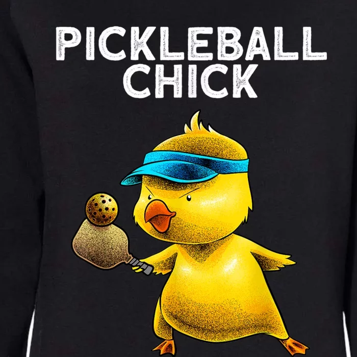 Funny Pickleball Art For Women Paddle Sport Chick Lover Womens California Wash Sweatshirt