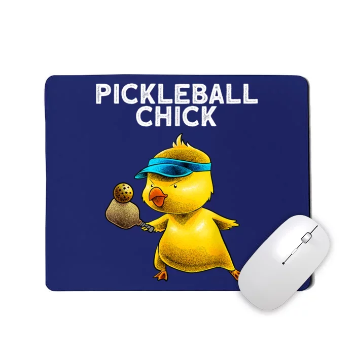 Funny Pickleball Art For Women Paddle Sport Chick Lover Mousepad