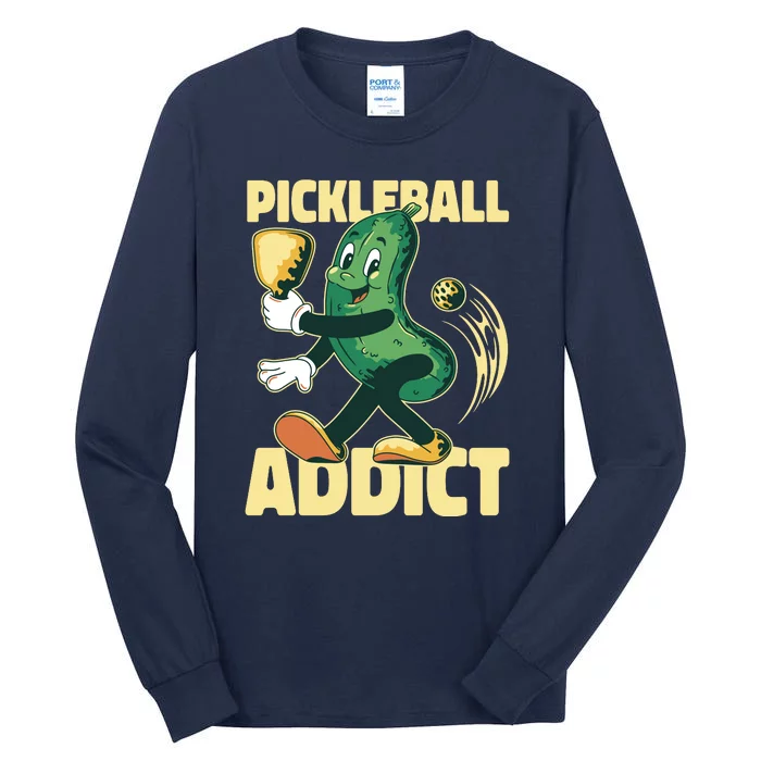 Funny Pickleball Addict Tall Long Sleeve T-Shirt