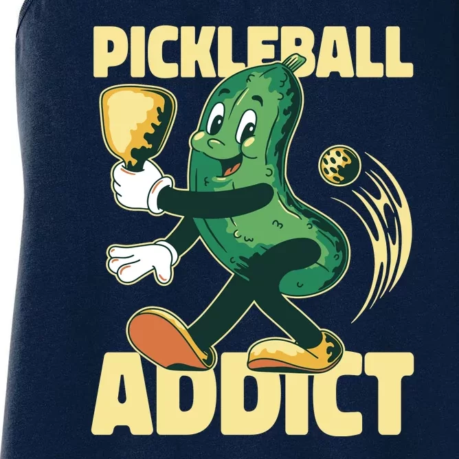 Funny Pickleball Addict Women's Racerback Tank