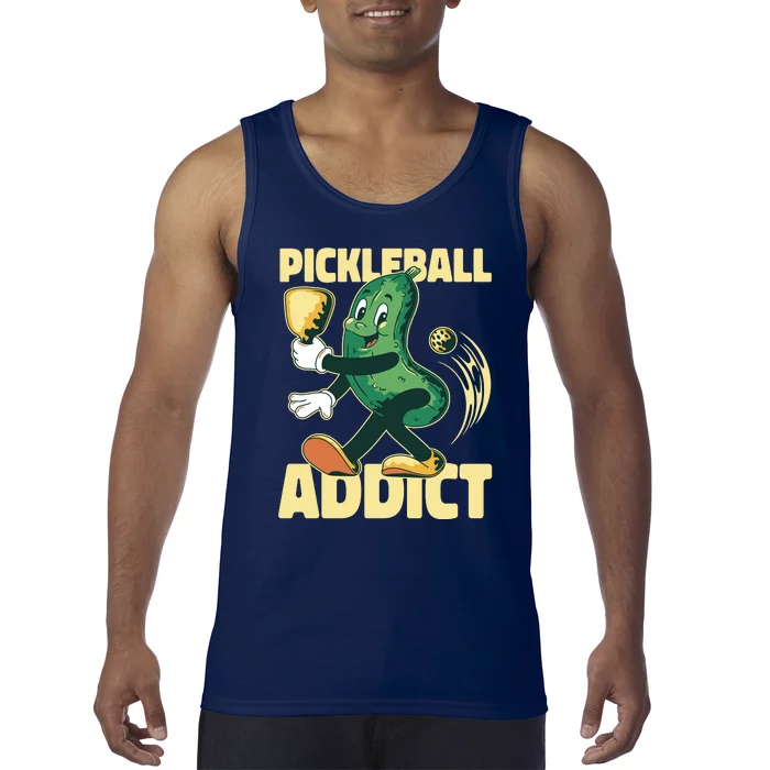 Funny Pickleball Addict Tank Top