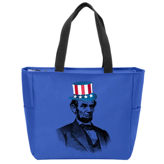 Funny President Abraham Lincoln's Birthday Funny Gift Zip Tote Bag