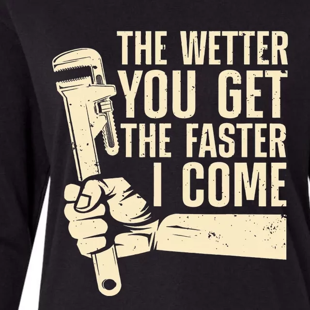 Funny Plumber Art For  Steamfitter Plumbing Lovers Womens Cotton Relaxed Long Sleeve T-Shirt