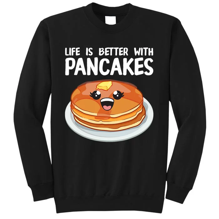 Funny Pancakes Art Brunch Breakfast Pancake Maker Sweatshirt