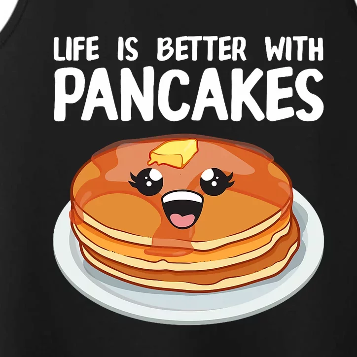 Funny Pancakes Art Brunch Breakfast Pancake Maker Performance Tank