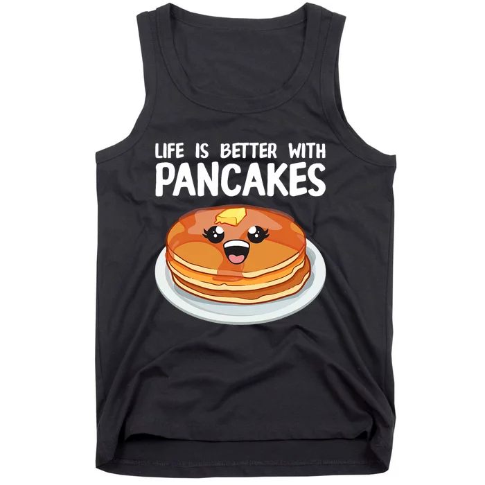 Funny Pancakes Art Brunch Breakfast Pancake Maker Tank Top