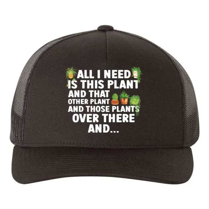 Funny Plant Art For Women Gardening Garden Plant Lovers Yupoong Adult 5-Panel Trucker Hat