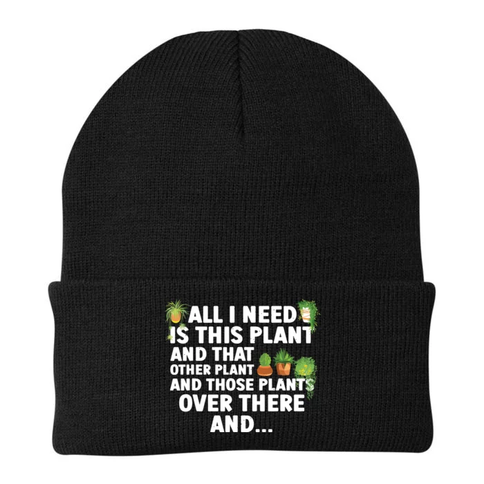 Funny Plant Art For Women Gardening Garden Plant Lovers Knit Cap Winter Beanie