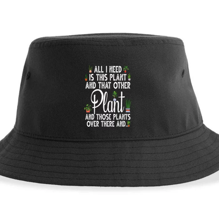 Funny Plant Art For Gardening Plant Lover Gardener Sustainable Bucket Hat