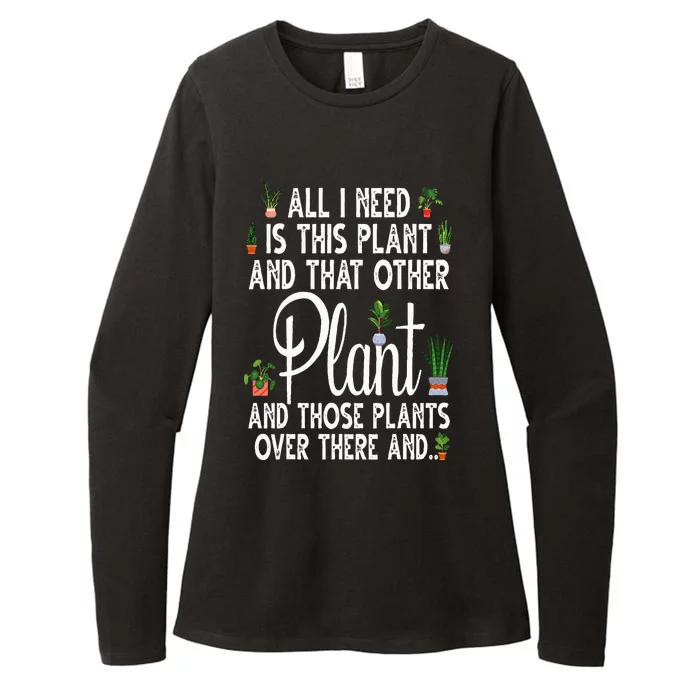 Funny Plant Art For Gardening Plant Lover Gardener Womens CVC Long Sleeve Shirt