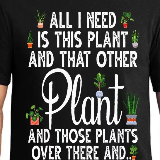 Funny Plant Art For Gardening Plant Lover Gardener Pajama Set