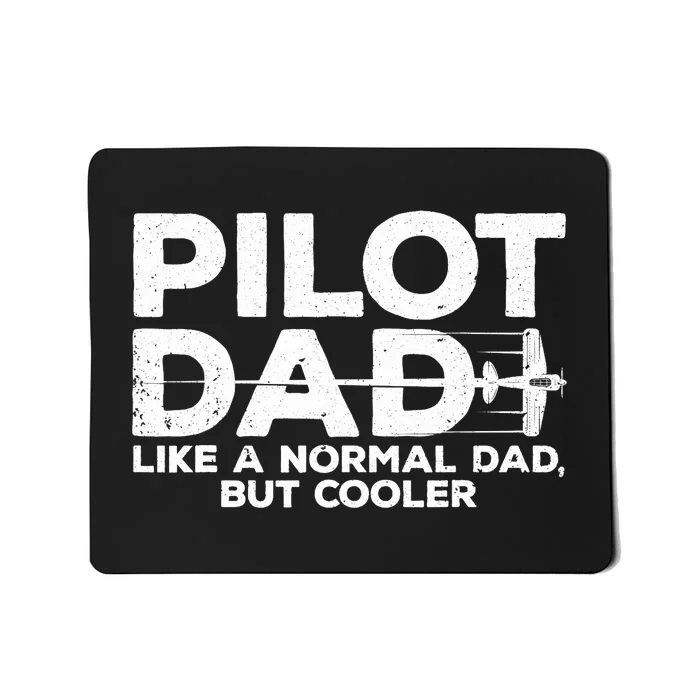 Funny Pilot Art For Dad Aviation Airplane Aircraft Pilot Mousepad