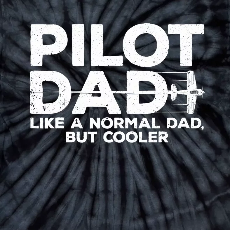 Funny Pilot Art For Dad Aviation Airplane Aircraft Pilot Tie-Dye T-Shirt