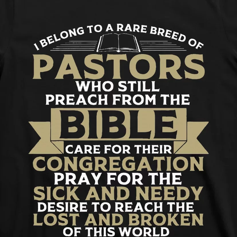 Funny Pastor Appreciation Gift Christian Preacher T-Shirt