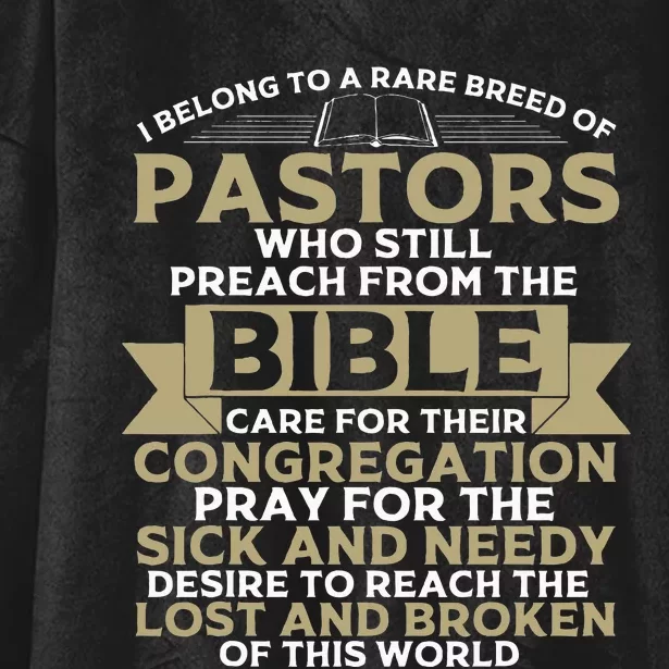 Funny Pastor Appreciation Gift Christian Preacher Hooded Wearable Blanket