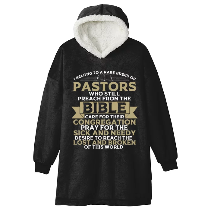 Funny Pastor Appreciation Gift Christian Preacher Hooded Wearable Blanket