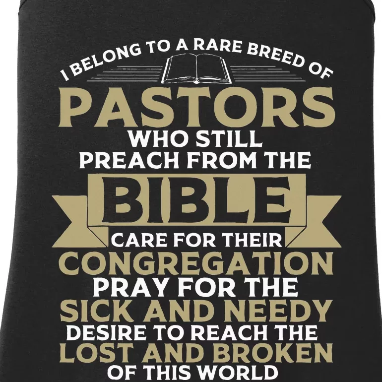 Funny Pastor Appreciation Gift Christian Preacher Ladies Essential Tank