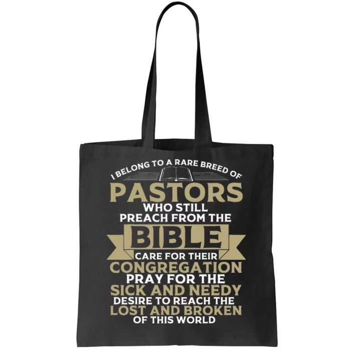 Funny Pastor Appreciation Gift Christian Preacher Tote Bag