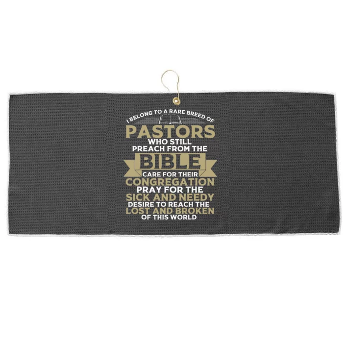 Funny Pastor Appreciation Gift Christian Preacher Large Microfiber Waffle Golf Towel