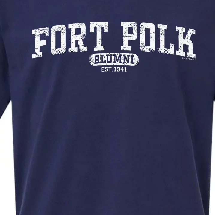 Fort Polk Alumni Army Base Louisiana Sueded Cloud Jersey T-Shirt