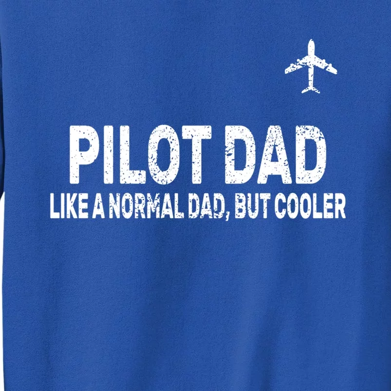 Funny Pilot Art For Dad Cute Aviation Airplane Humor Pilot Gift Tall Sweatshirt