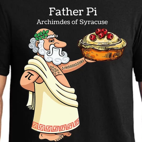 Father Pi Archemedies Syracuse Pi Tattoo Pi Symbol Numbers Pajama Set