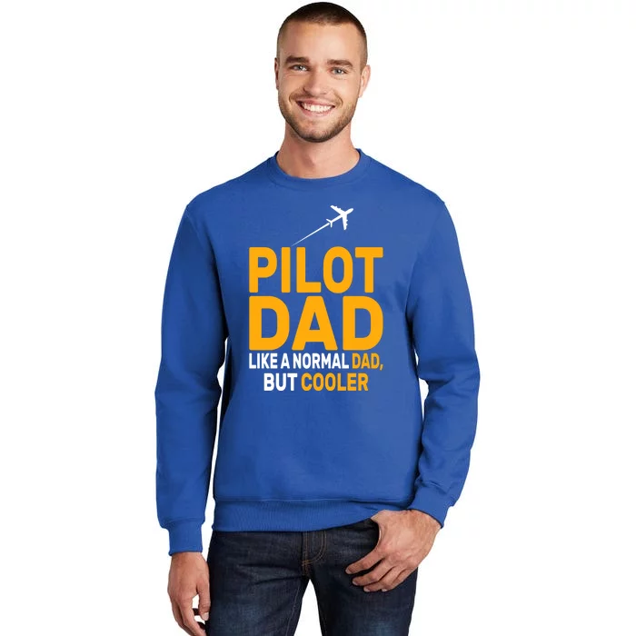 Funny Pilot Art For Dad Pilot Aviation Airplane Humor Pilot Gift Tall Sweatshirt