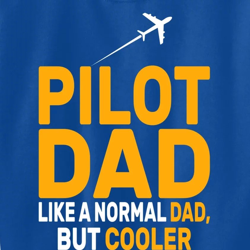 Funny Pilot Art For Dad Pilot Aviation Airplane Humor Pilot Gift Kids Sweatshirt