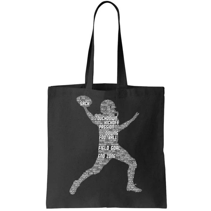 Football Player American Football Tote Bag