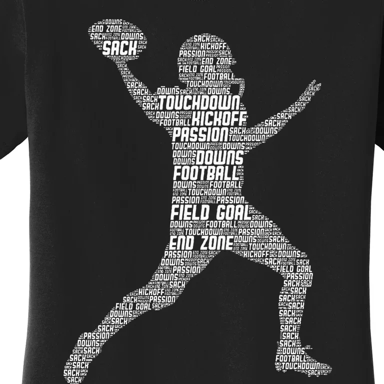 Football Player American Football Women's T-Shirt