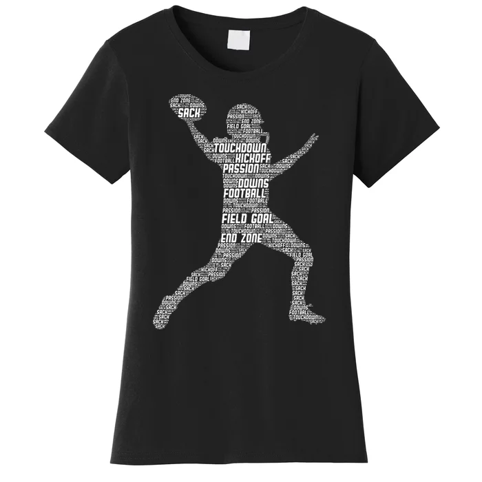 Football Player American Football Women's T-Shirt