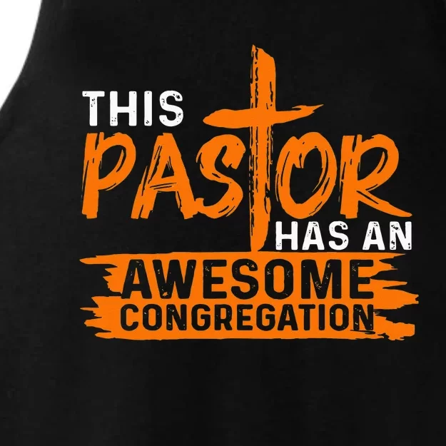 Funny Pastor Appreciation Gift Christian Church Priest Ladies Tri-Blend Wicking Tank