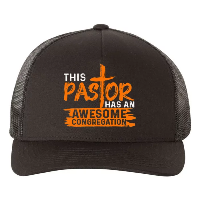 Funny Pastor Appreciation Gift Christian Church Priest Yupoong Adult 5-Panel Trucker Hat