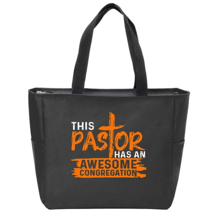 Funny Pastor Appreciation Gift Christian Church Priest Zip Tote Bag