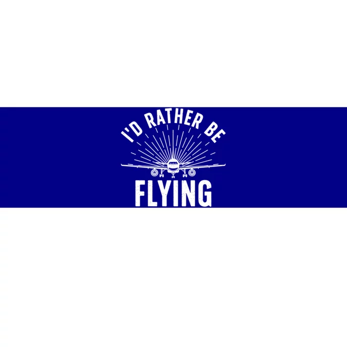 Funny Pilot Art Aviation Pilot Flying Lover Gift Bumper Sticker