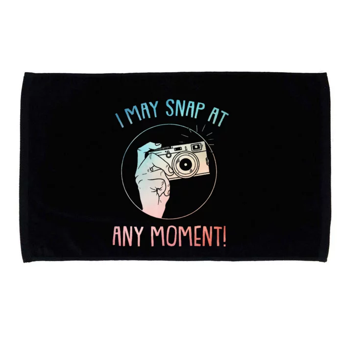 Funny Photography Art For Camera Gag Photographer Microfiber Hand Towel